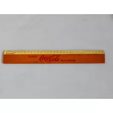 Regla De Coca Cola Antigua De Madera