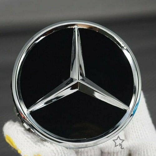 4x Tapon Centros De Rin Mercedes Benz-75mm Negro A1714000125 Foto 2