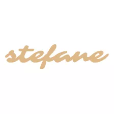 Nome Stefane Personalizado Em Mdf 12cm Largura Decoração