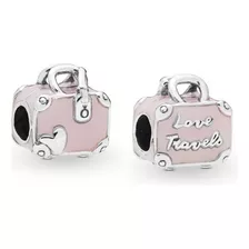 Dije Charms En Plata 925 Compatible Pando Modelo Travel Love