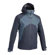 Chaqueta Impermeable Cortaviento Trekking Montaña Mh500 Azul