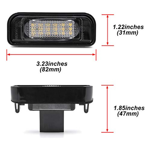 Luces De Matrcula Led Mercedes Benz W220 S350 S600 S4... Foto 4