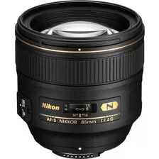 Nikon Af-s Nikkor 85mm F/1.4g Lente (refurbished By Nikon Us