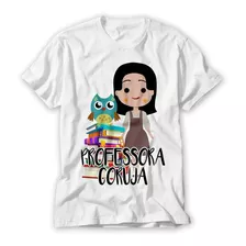 Camiseta Educador Camisa Professora Coruja Em Poliester