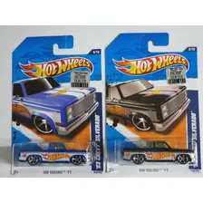 2 Hot Wheels Chevy Silverado 2011 156/244 Original Variante