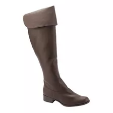 Bota Feminina Montaria - Cano Longo - Via Uno Cor Café 