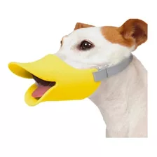 Focinheira Bico De Pato Em Silicone Cachorro Confortável Cão Tamanho M