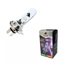 Super Led Pra Moto Branco H4 Efeito 8000k Uni Xenon