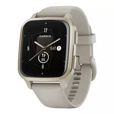 Relógio Smartwatch Garmin Venu Sq 2 Music Creme Cream Gold