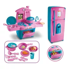 Grand Cozinha De Brinquedo Com 18 Pecas - Zuca Toys