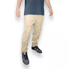 Calça Brim Profissional Pesado Resistente Moda Bolso Cargo