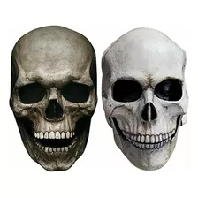 Máscara De Caveira Completa Cabeça De Esqueleto De Halloween