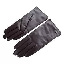 Guantes De Cuero Forro Cálido Invierno Piel De Cordero Para