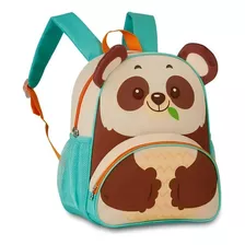 Mochila Escolar Clio Costas Girafa - Clio Pets Cor Panda 5l