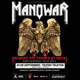 2 Entradas Para Manowar 26 De Septiembre Teatro Caupolican