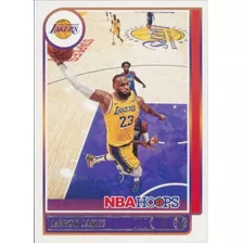 2021-22 Nba Hoops #136 Lebron James Los Angeles Lakers Offic