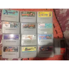 Lote Jogos Mario Donkey Kong Etc Original Super Famicon