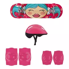 Kit Skate Infantil Menina - Mor - Menina