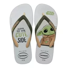 Sandalia Havaianas Top Star Wars Baby Yoda Darth Vader