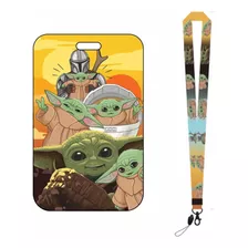 Lanyard Star Wars Portagafet Credencial Yoda