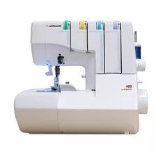 Maquina Coser Jaguar 489 Overlock 4 Hilos 2 Agujas Color Blanco