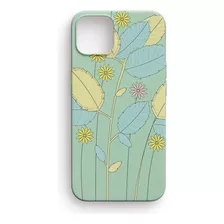 Carcasa Biodegradable De iPhone 11 12 Pro Max Mini - Flores