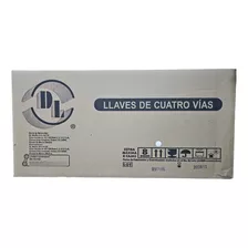 Llave De 4 Vias Con Conector Luer Lock 80 Cm 200 Piezas Dl