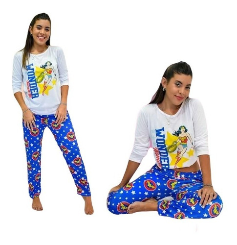 Pijamas Adultos Manga Larga Varios Modelos Talles 1 Al 5