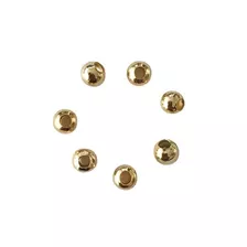 Bola 2mm En Chapa De Oro Importada , 10 Grs , 710 Pzas