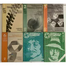 Fundamentos Da Matemática Elementar Volumes 1, 2, 5, 6, 7 10