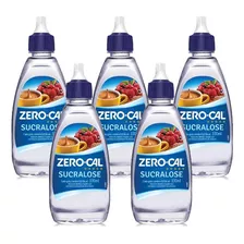 Adoçante Zero Cal Sucralose Liquido 100ml Kit 5