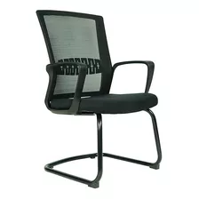 Silla Sillon Visita Escritorio Oficina Ergonomica Nw Negro