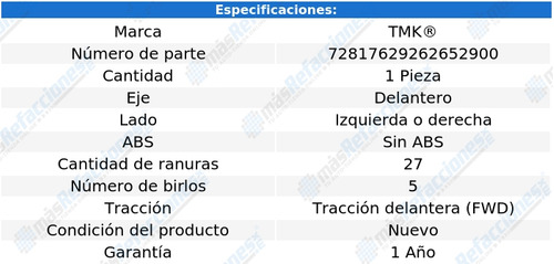 Maza Del Izquierda O Derecha Lumina 3.4l V6 94 Al 97 Tmk Foto 2