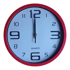 Reloj De Pared Quartz Moderno 25 Cm Varios Colores 