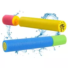 Kit 2 Brinquedos Lançadores De Água Flutuante Piscina Verão 