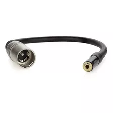 Cabo Adaptador P2 Femea Para Xlr Macho - 50 Cm