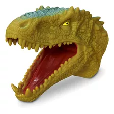 Dinossauro Dino Fantoche T-rex Verde - Adijomar