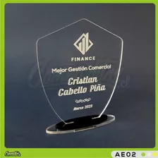 Galvano Galardón De Acrílico - Precio Promocional 2023