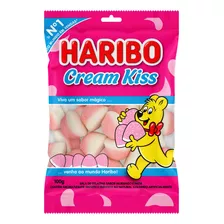 Bala Haribo Cream Kiss Morango E Nata 100 G 