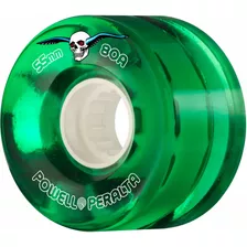 Ruedas Poweel Peralta H8 Clear Cruiser 55mm 80a Green 4pk