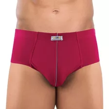 Kit C/ 3 Cueca Slip De Microfibra Com Viés Dom Marco