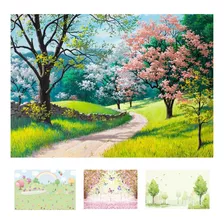 Painel Festa Sublimado 3d Horizontal Jardim - 3x2