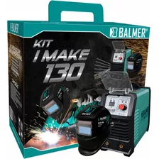 Kit Máquina Inversora De Solda Joy 133 Dv I-make 130 Balmer