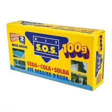 Kit S.o.s. Massa Adesiva Secagem Rápida 100g Vedatudo 