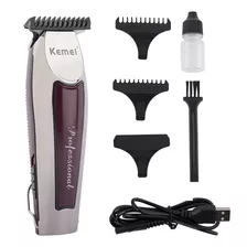 Cortadora De Pelo Kemei Wl9164 Recargable Gran Autonomía Peluquería Profesional