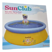 Piscina Nutria Sun Club 1.5mts X 0.41mts 457lts Amarilla 