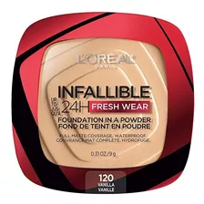 Base En Polvo L'oréal Paris Infaillible 24hs Fresh Wear Tono Vainilla