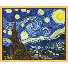 Kit Diamond Painting La Noche Estrellada Van Gogh Diamantes