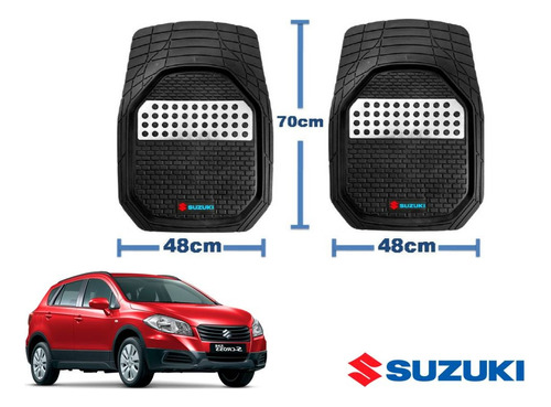 Tapetes 3d Logo Suzuki + Cubre Volante Sx4 Cross 2008 A 2016 Foto 4