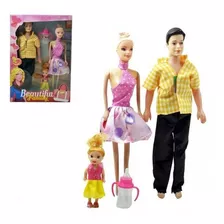 Boneca Barbie Beautiful Family Ark Toys Akt3193